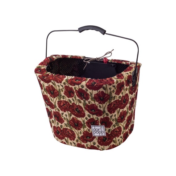 fabric bike basket