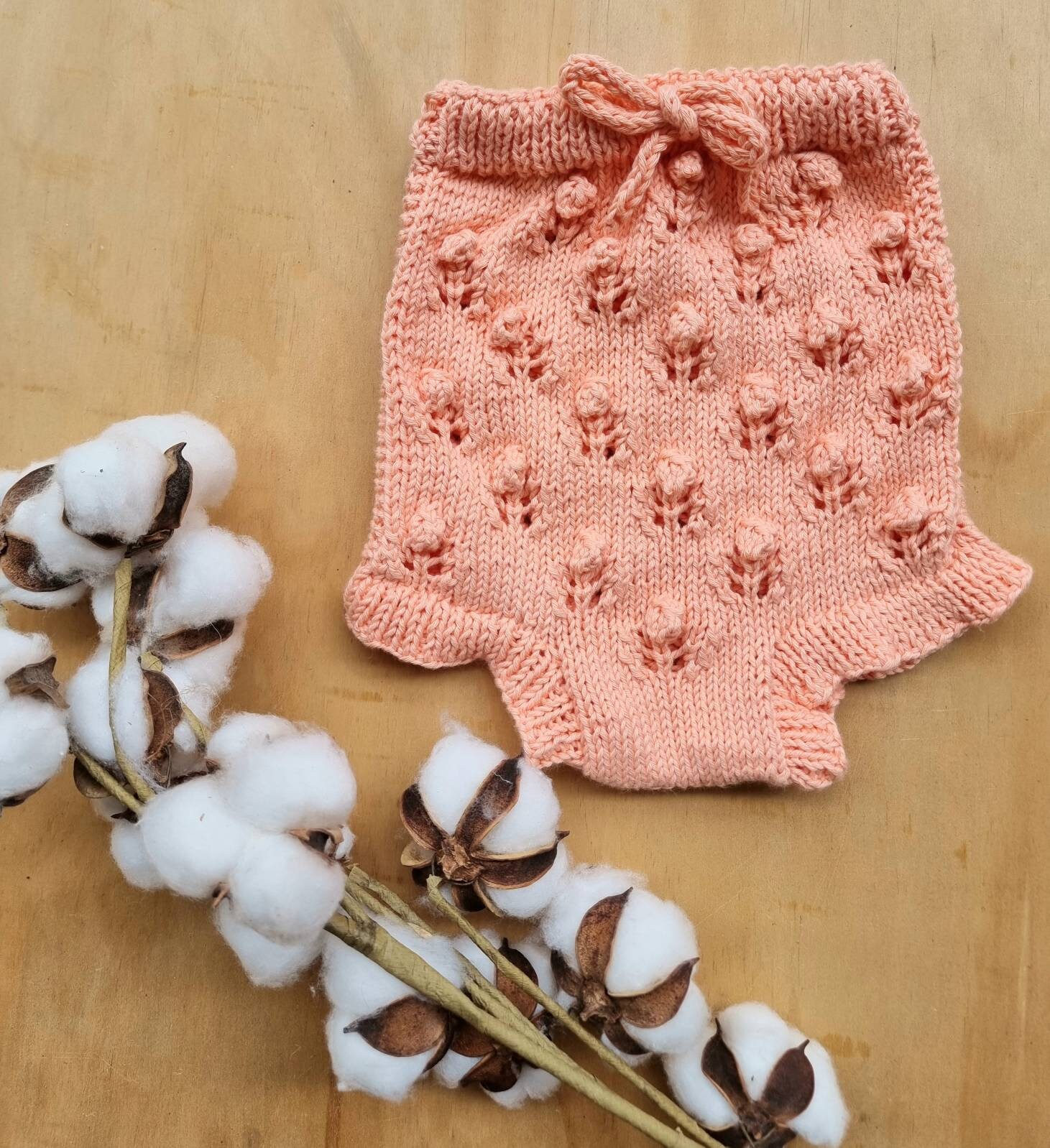 Knit Organic Baby Bloomers Etsy