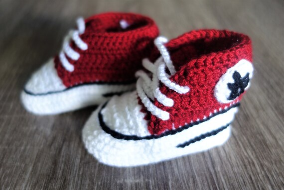red baby sneakers
