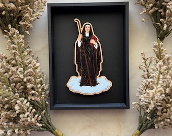 Saint Monica Hand Painted