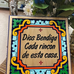 Dios bendiga cada rincon de esta casa