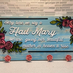 Rosary Holder/One Hail Mary at a Time