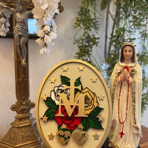 Rosa Mystica Miraculous Medal