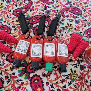 porte-clés sauce piquante