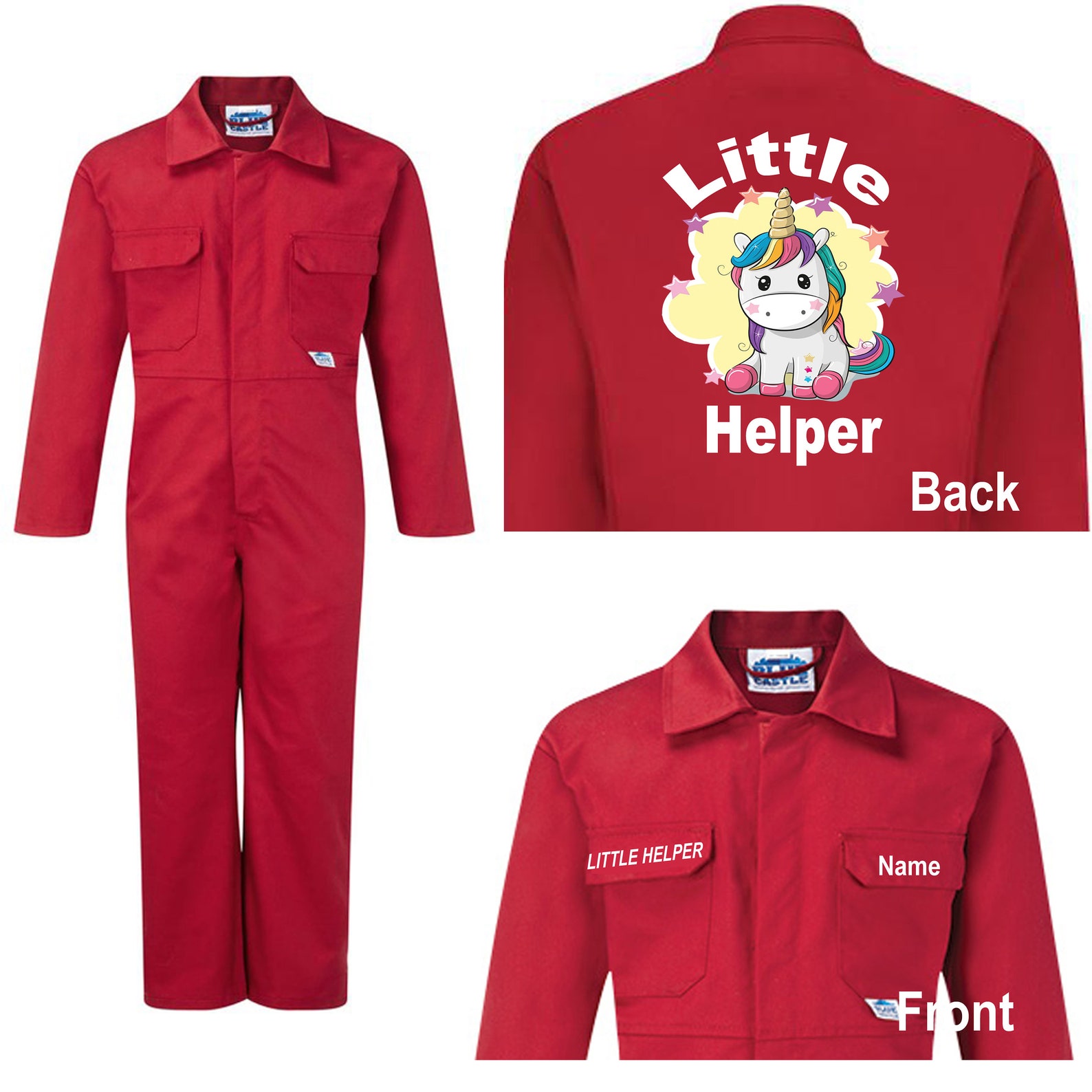KIDS SHORT BOILER SUIT 12-14 FAIRY GANG main image 1