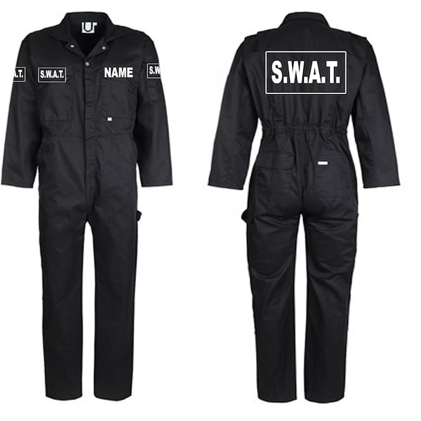 SWAT Offizier Unisex Polizeiuniform Kostüm Kostüm Halloween