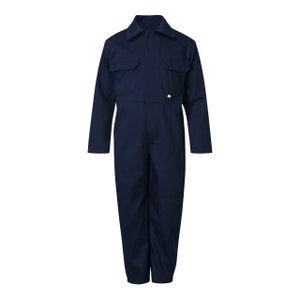 Lapco Flame Resistant Royal Contractor Coverall In Blue | Men's Size 6XL Long (66-68) | Cotton - Foto 2