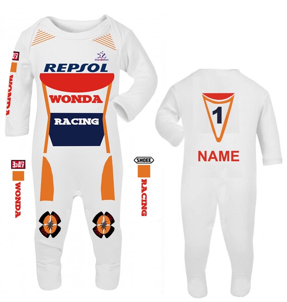 custom baby racing suit
