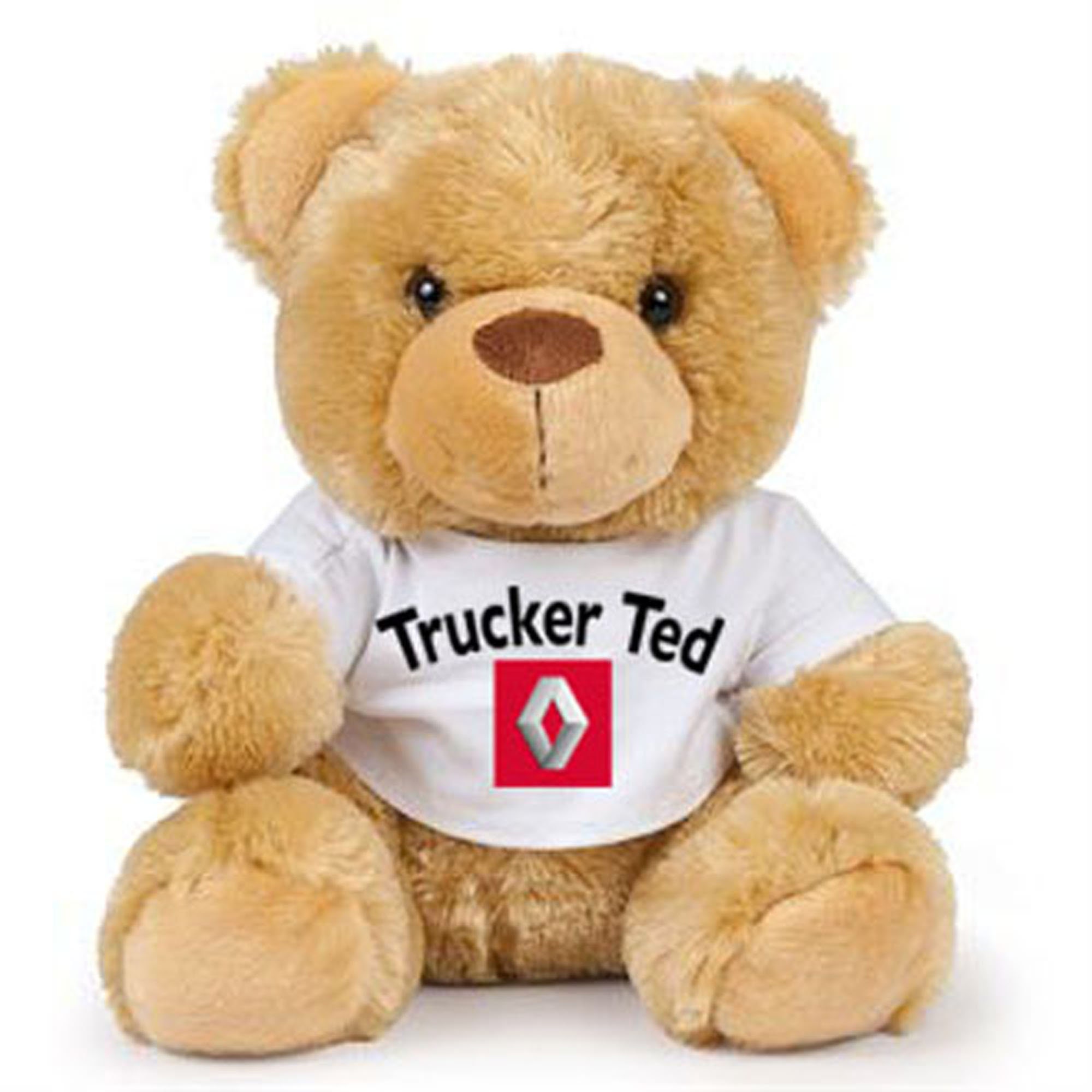 Trucker ted lorry logo teddy bear child brown soft toy Christmas gift