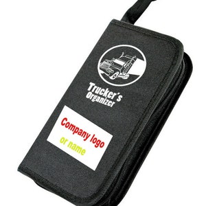 Truck HGV Digital tachograph holder organiser tacho truck wallet customise personalise logo