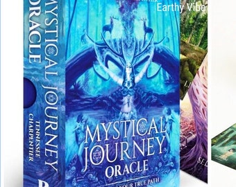 Mystical Journey Oracle Card & Guidebook Set! Psychic Wisdom, Divine Feminine Goddess Energy, Intuition, Wicca, Magic!