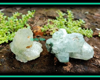 Rare Green Chlorite 2pc Set Gemstone Crystal Point! Natural Untreated Raw #2PCH2 Ethically Sourced