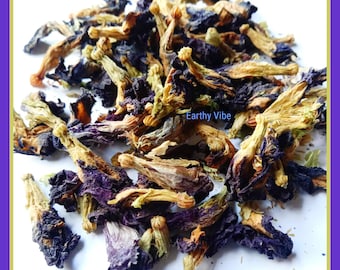 Blue Butterfly Pea Flower Tea! Certified Organic, Loose Leaf. For Hot Or Iced Tea! Turns Tea BLUE!