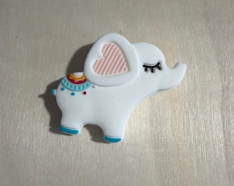Baby Elephant Focal Beads -3 pieces