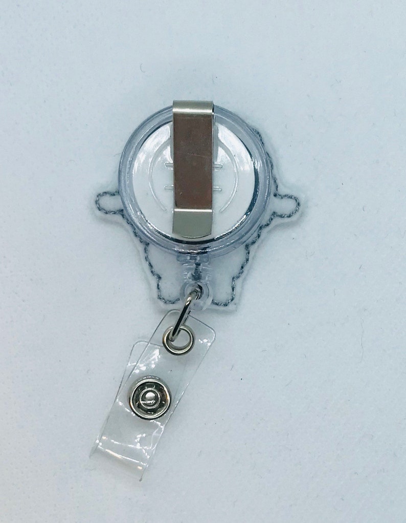 nurse badge reel and stethoscope tag set,