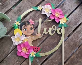 Moana Cake Topper Etsy