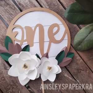 Magnolia shiplap,farmhouse, Theme Paper flower birthday party