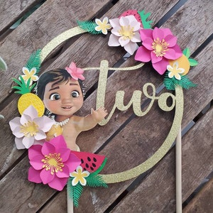 Moana Cake Topper Etsy Moana Cake Topper Etsy