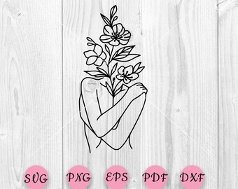 Free Free 113 Flower Woman Svg SVG PNG EPS DXF File
