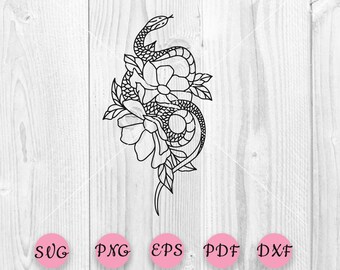Snake Flowers Etsy