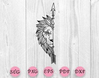 Download Lion Face Svg Etsy