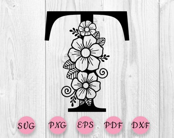 Fancy Letter T Etsy