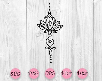 Free Free 202 Lotus Flower Outline Svg SVG PNG EPS DXF File
