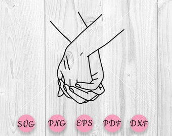 Holding Hands Svg Etsy