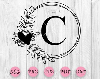 Free Free 328 Floral Letter C Svg SVG PNG EPS DXF File