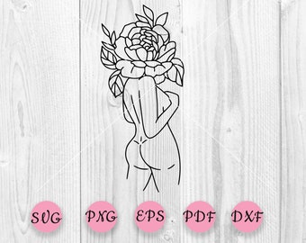 Download Naked Woman Svg Etsy