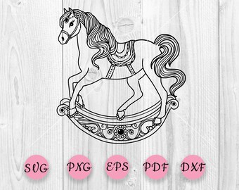 Download Rocking Horse Svg Etsy