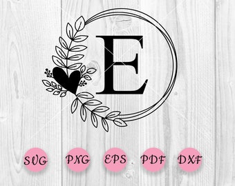 Free Free 97 Floral Letter E Svg SVG PNG EPS DXF File