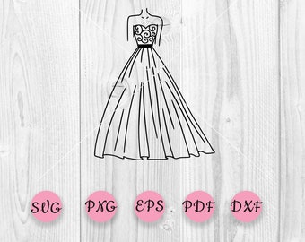 Download Wedding Dress Svg Etsy