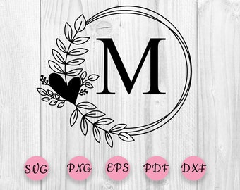 Download M Monogram Frame You Ll Enjoy Etsy