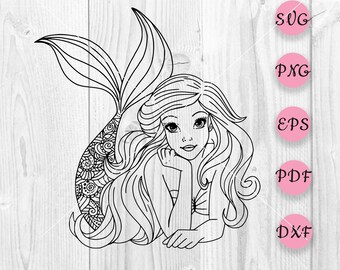 Download Ariel Mandala Svg Etsy