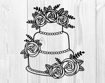 Download Wedding Cake Svg Etsy