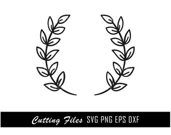 Download Free Laurel Svg Laurel Wreath Svg Half Wreath Svg Cut File Etsy SVG Cut Files