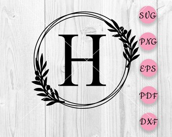Download Monogram H Svg Etsy