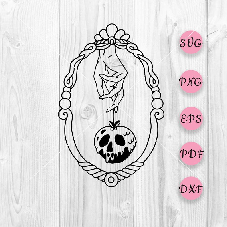 Download Poison Apple svg Snow white svg halloween svg Evil Queen ...