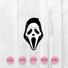 Scream Ghost face Mask Display