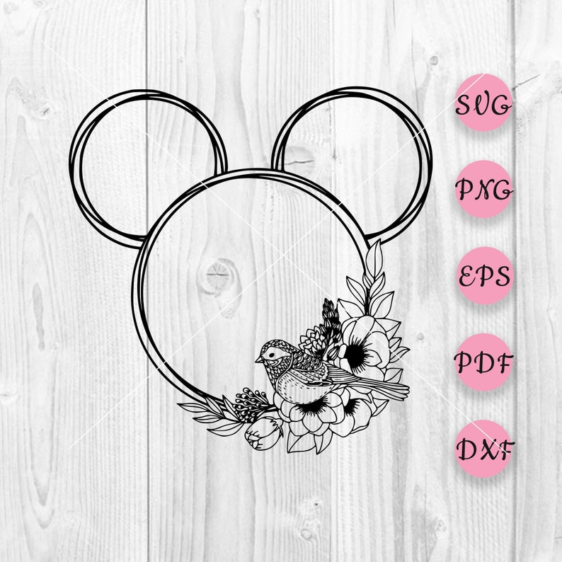 Free Free 65 Minnie Mouse Floral Svg Free SVG PNG EPS DXF File