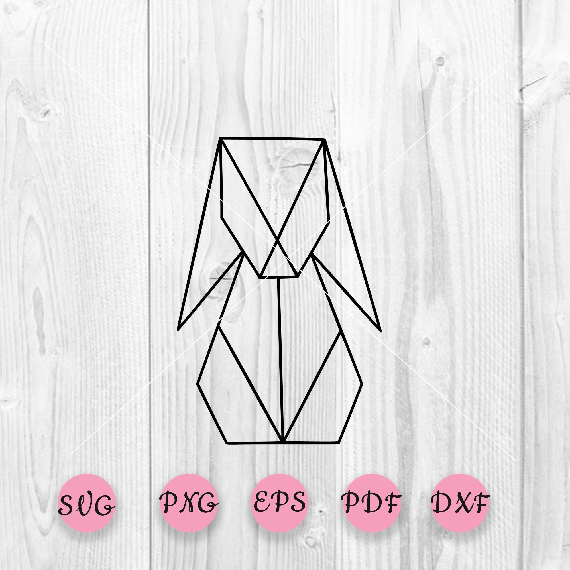 Geometric Rabbit Svg Polygonal Rabbit Svg Easter Rabbit Svg - Etsy UK