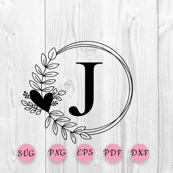 Free Free 282 Floral Letter J Svg SVG PNG EPS DXF File