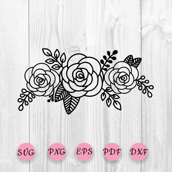 SVG Paper Flower Template, Svg Png Dxf Paper Flowers, Diy Backdrop, Flower  PDF Pattern, Cricut Silhouette , Anf Petal N13 