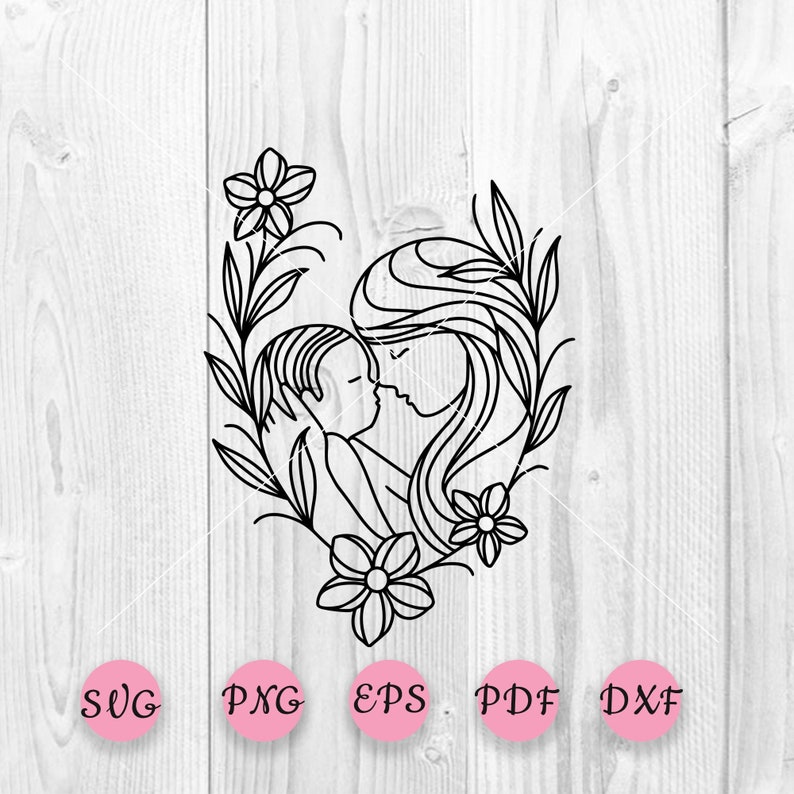 Download Mom And Baby Svg Baby Silhouette Mom Svg Mother Svg Files For Cricut Digital Art Collectibles Minyamarket Com
