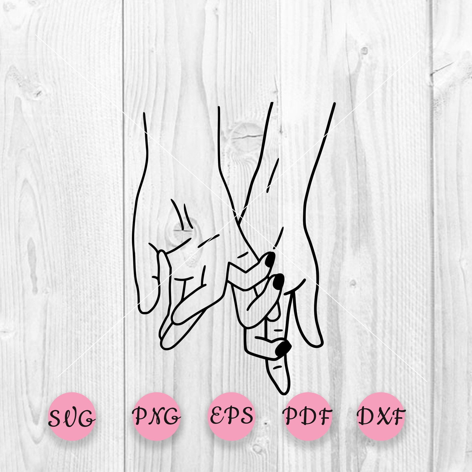 Hand halten svg Hands svg Paar svg Hand Holding SVG immer Etsy