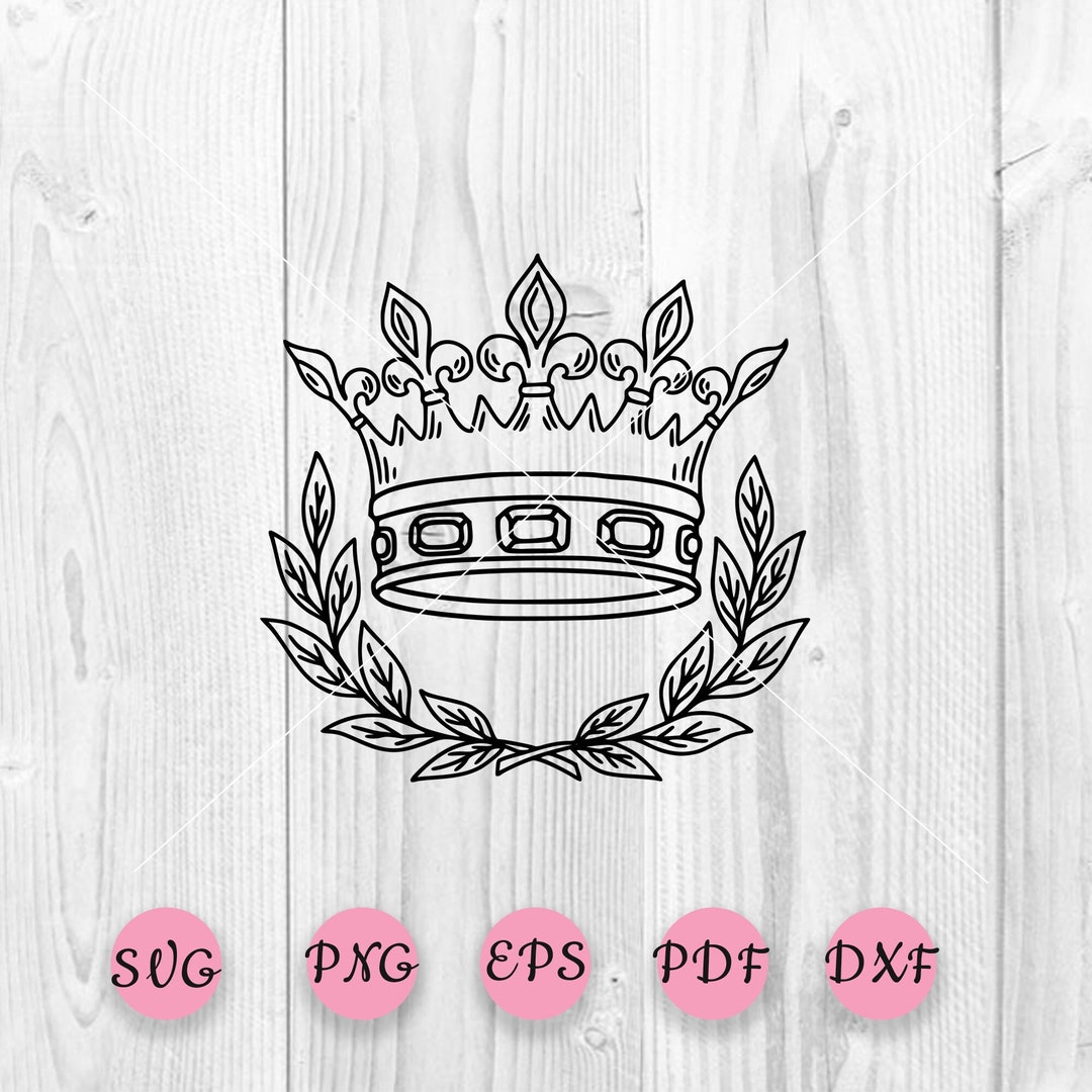 Corona svg, Corona del rey svg, Silueta de la corona, Corona Cricut ...