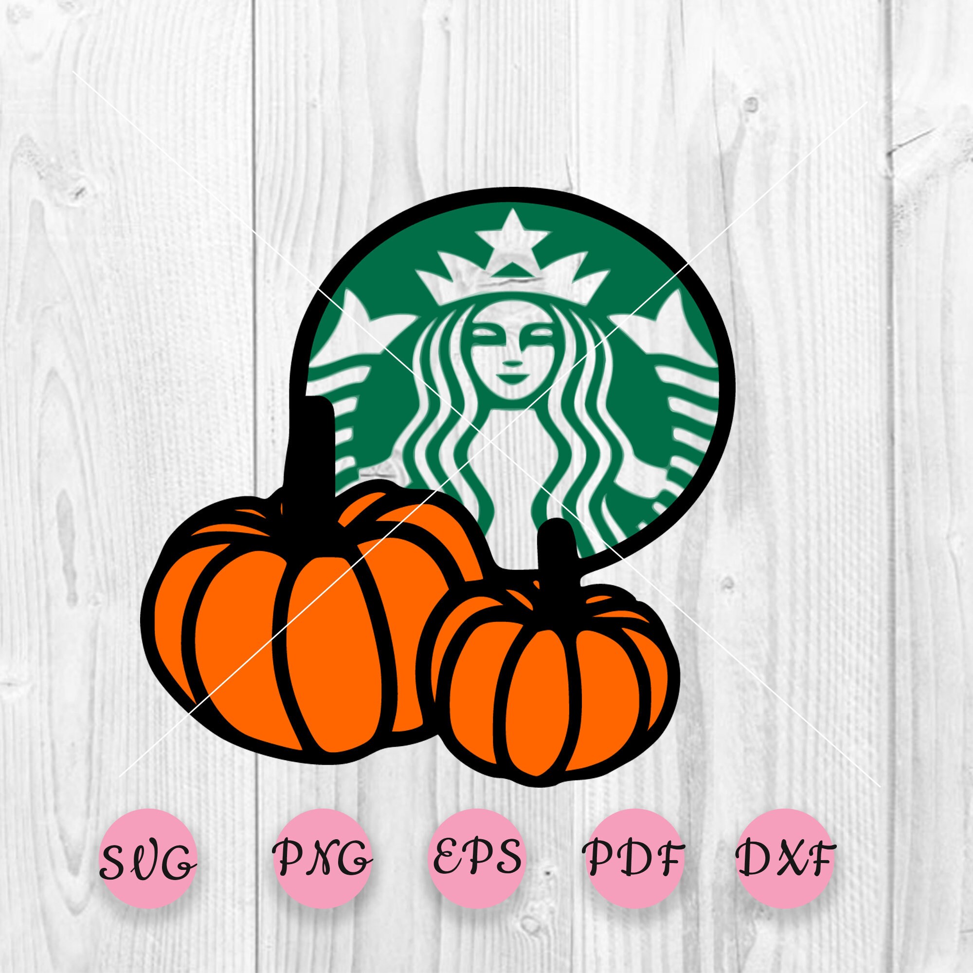 Starbucks Halloween Svg Starbucks Pumpkins Svg Halloween Etsy UK