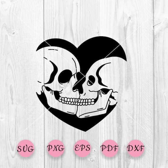 Download Skeleton Kissing Svg