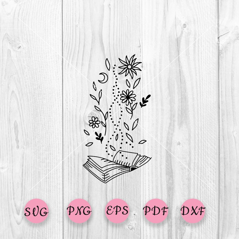Download Floral Svg Book With Flowers Floral Book Svg Floral Body Svg Teacher Svg Sun And Moon Svg Book Lover Svg Reading Svg Drawing Illustration Art Collectibles Jesuskidsng Org